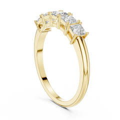 Aurevia Royal Princess 5-Stone Diamond Ring