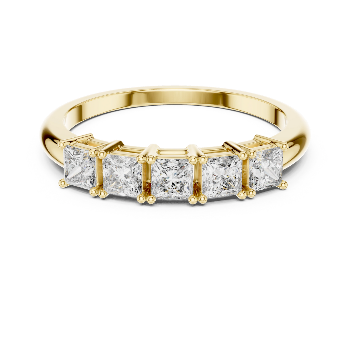 Aurevia Royal Princess 5-Stone Diamond Ring