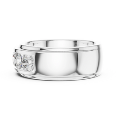 Sovereign Round Channel 5-Stone Band