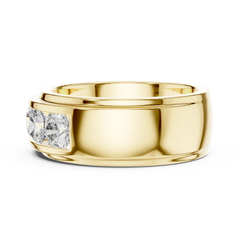 Sovereign Round Channel 5-Stone Band
