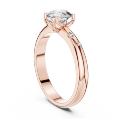 Celestial Round Star-Set Solitaire