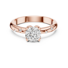 Celestial Round Star-Set Solitaire