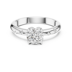 Celestial Round Star-Set Solitaire