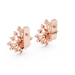 Aurevia Celestial Starburst Diamond Earrings