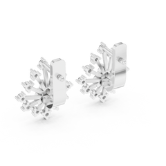 Aurevia Celestial Starburst Diamond Earrings