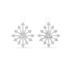 Aurevia Celestial Starburst Diamond Earrings
