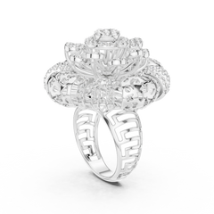 Aurevia Majestic Mandala Filigree Statement Ring