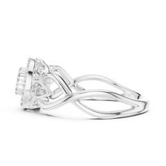 Petal Halo Ring