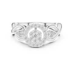 Petal Halo Ring