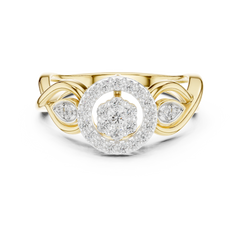 Petal Halo Ring