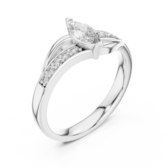 Marquise Wave Ring