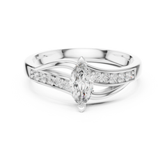 Marquise Wave Ring