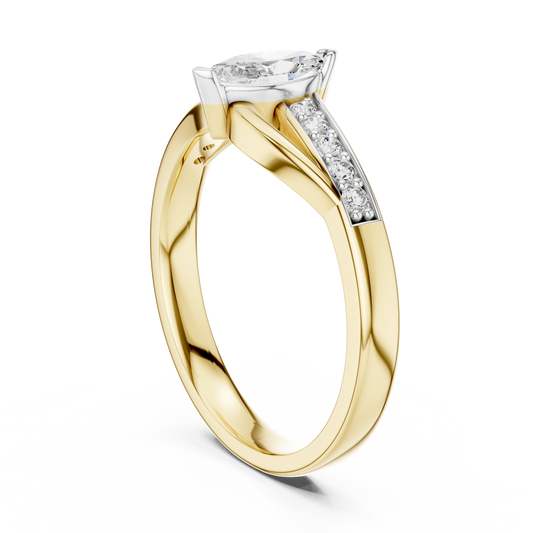 Marquise Wave Ring