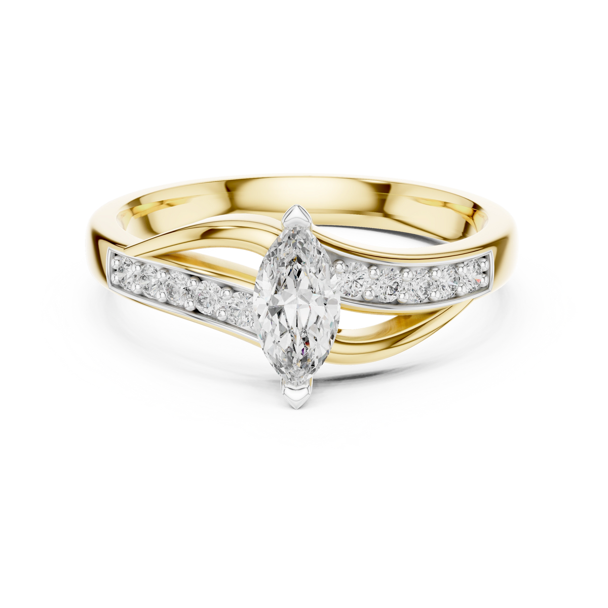 Marquise Wave Ring