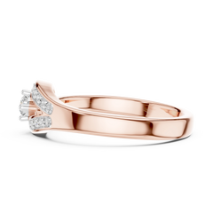 Teardrop Halo Ring