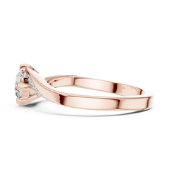 Compass Solitaire Ring