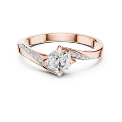 Compass Solitaire Ring