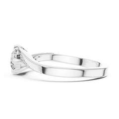 Compass Solitaire Ring