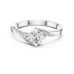 Compass Solitaire Ring