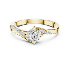 Compass Solitaire Ring