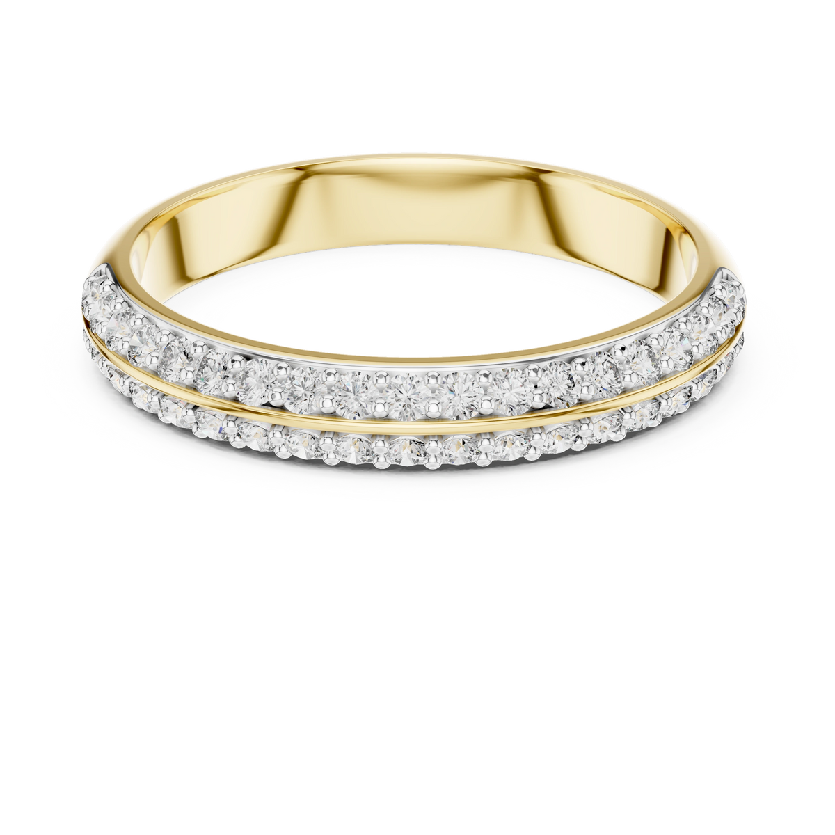 Dual Pavé Ring
