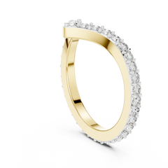 Chevron Sparkle Ring