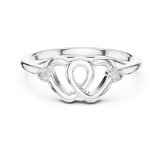 Entwined Hearts Ring