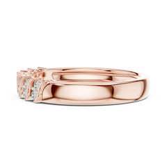 Swirl Ribbon Diamond Band