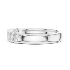 Swirl Ribbon Diamond Band
