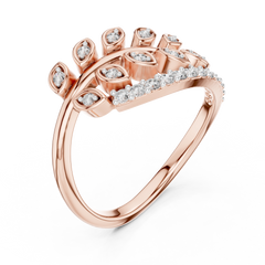 Laurel Marquise Leaf Ring