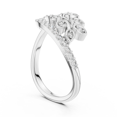 Laurel Marquise Leaf Ring