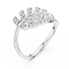 Laurel Marquise Leaf Ring