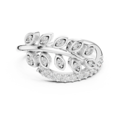Laurel Marquise Leaf Ring
