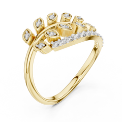 Laurel Marquise Leaf Ring