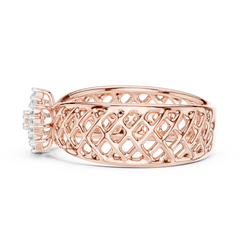 Diamond Trellis Statement Ring