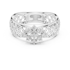 Diamond Trellis Statement Ring