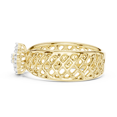 Diamond Trellis Statement Ring