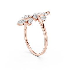 Willow Leaf Bypass Ring