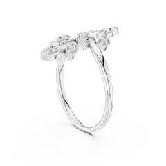 Willow Leaf Bypass Ring