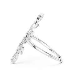Willow Leaf Bypass Ring