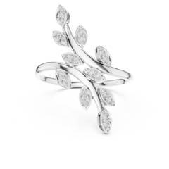 Willow Leaf Bypass Ring