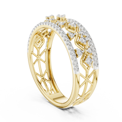 Geometric Lattice Diamond Band