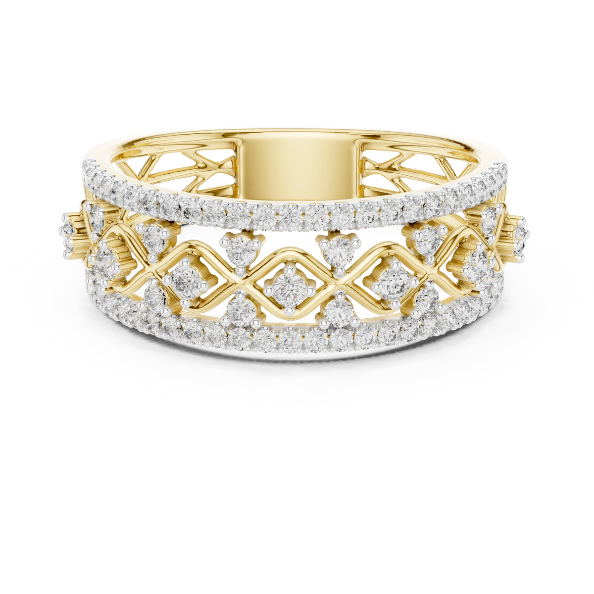 Geometric Lattice Diamond Band