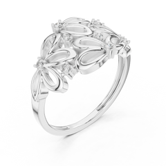 Petal Bloom Statement Ring