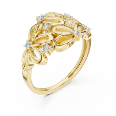 Petal Bloom Statement Ring