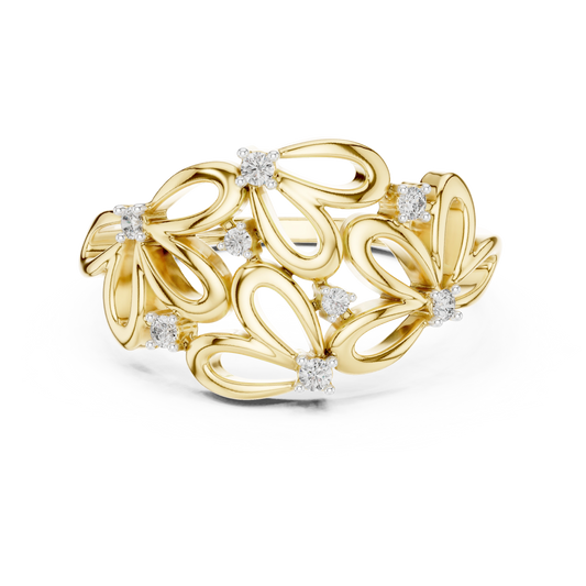 Petal Bloom Statement Ring