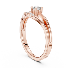 Aurevia Airy Open Split-Shank Solitaire