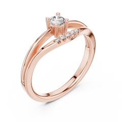 Aurevia Airy Open Split-Shank Solitaire
