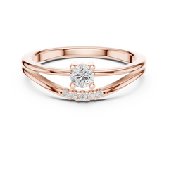 Aurevia Airy Open Split-Shank Solitaire