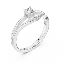 Aurevia Airy Open Split-Shank Solitaire